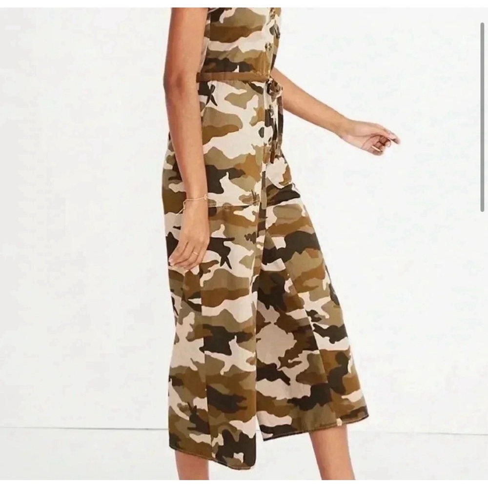 Madewell Wide-Leg‎ Utility Jumpsuit in Cottontail Camo Size 4 - Picture 9 of 9